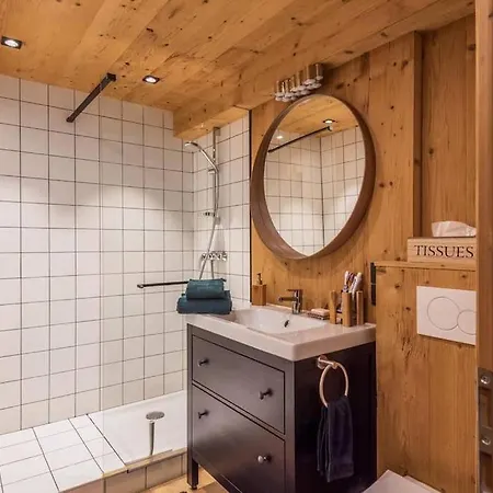 T2 Megeve, 10 Min A Pied Du Centre מגב