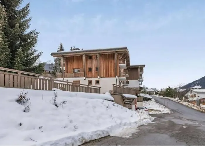 T2 Megeve, 10 Min A Pied Du Centre * מגב